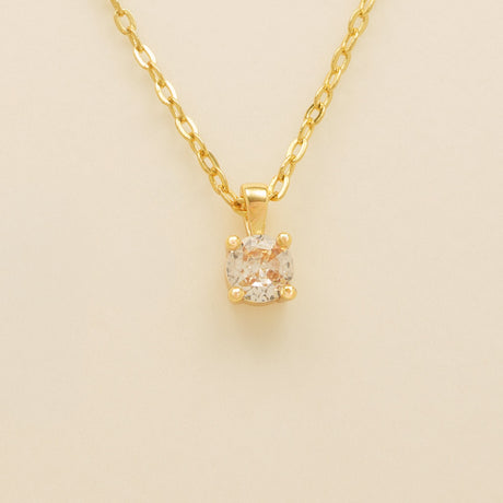 Annie Crystal Wedding Necklace / Gold