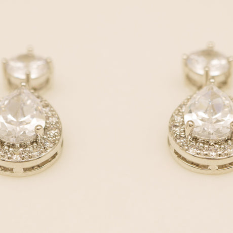 Club Classic Crystal Wedding Jewellery Set in Silver photo 8