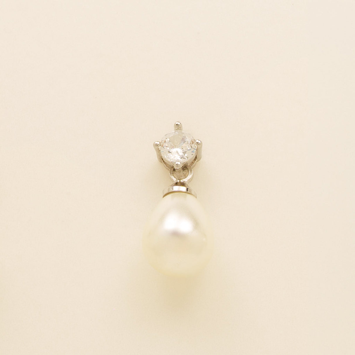 Eclipse Pearl and Crystal Bridal Wedding Jewellery Set in Silver photo 9