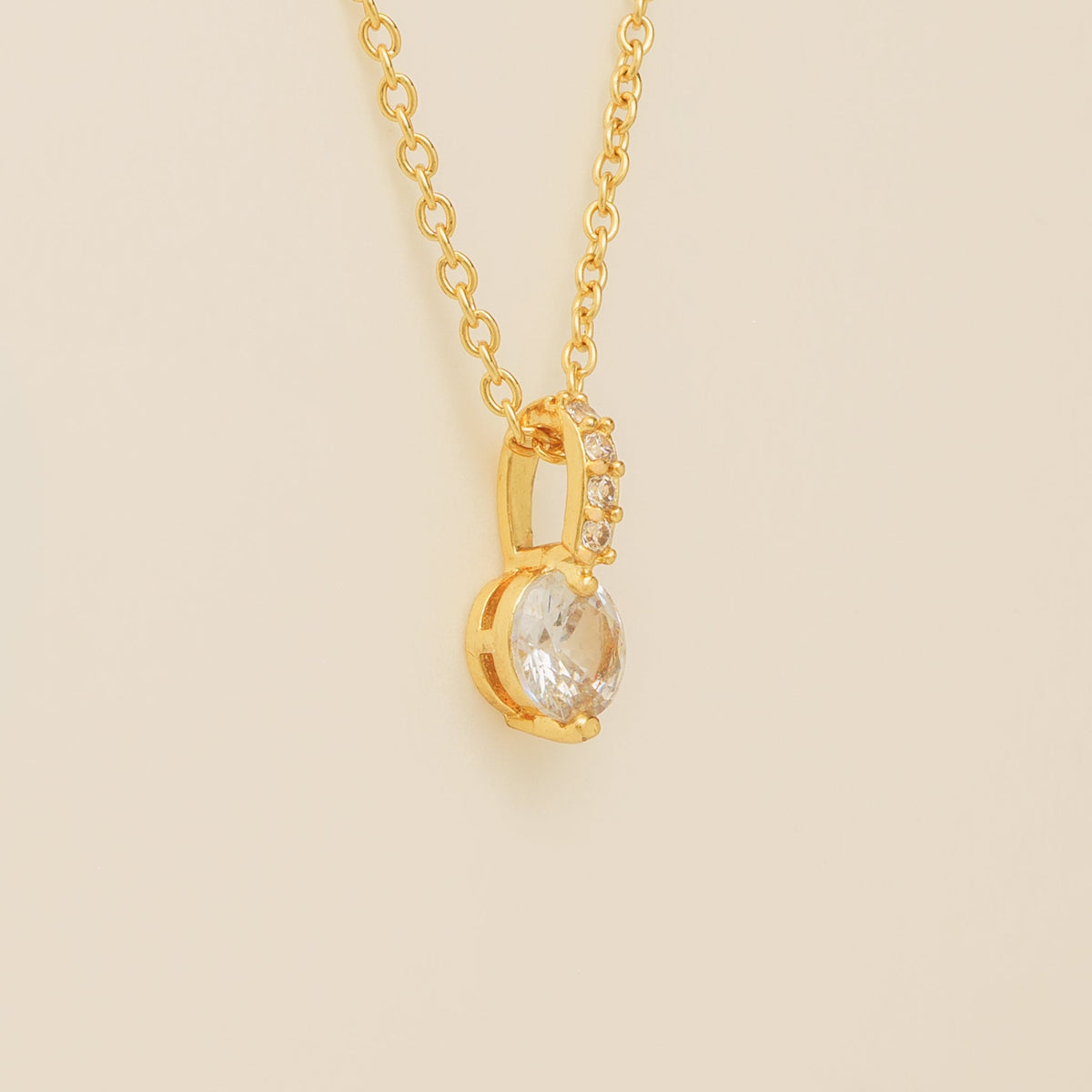 Elegant Wishes Crystal Wedding Jewellery Set / Gold