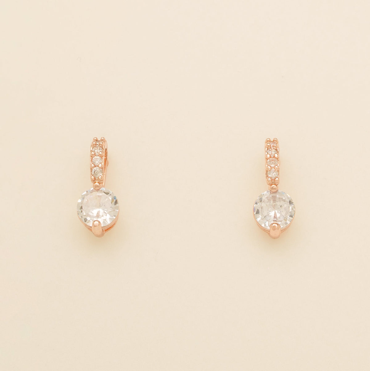 Elegant Wishes Crystal Wedding Jewellery Set / Rose Gold