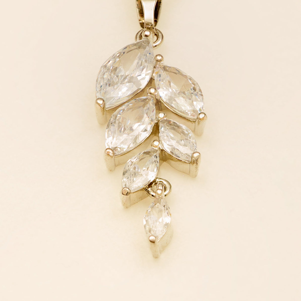 Fearne Crystal Wedding Jewellery Set / Silver