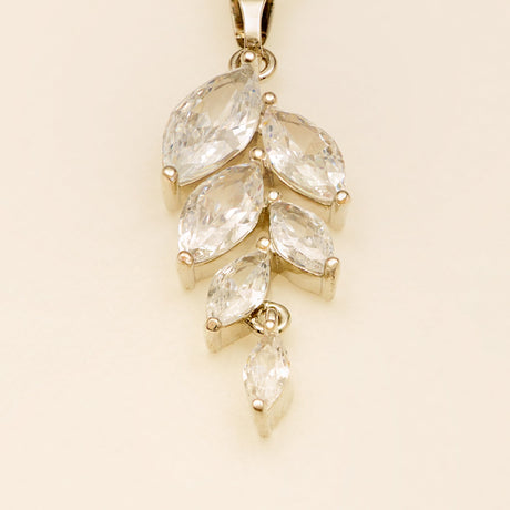 Fearne Crystal Wedding Jewellery Set / Silver