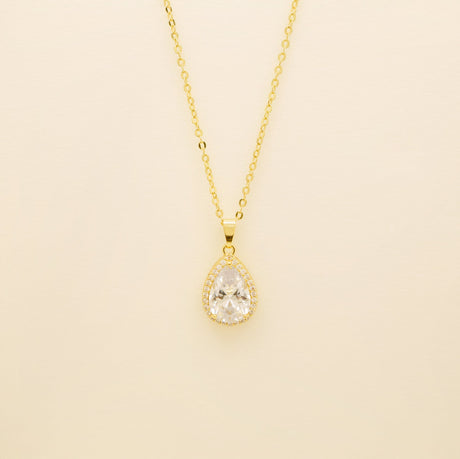 Jessica Crystal Wedding Jewellery Set in Gold photo 3