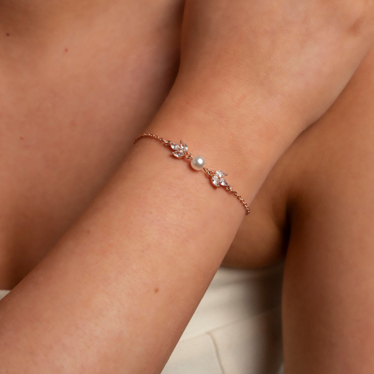 Wedding Fairy Amelia Rose Gold Bracelet 1