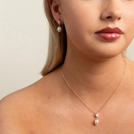 Wedding Fairy Coco Rose Gold Necklace 1