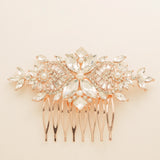Gatsby Vintage Inspired Wedding Hair Comb / Rose Gold