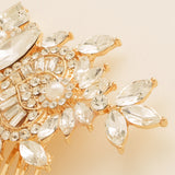 Gatsby Vintage Inspired Wedding Hair Comb in Gold photo 5