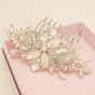 Gatsby Vintage Inspired Wedding Hair Comb in Silver
