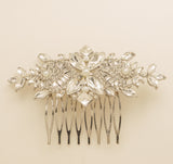 Gatsby Vintage Inspired Wedding Hair Comb / Silver