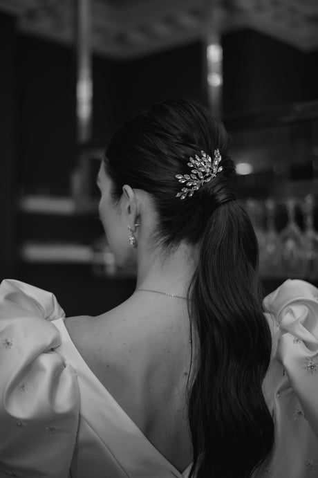 Elinor Crystal Spray Wedding Hair Pins / Gold