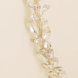 Evie Crystal Bridal Headband in Silver photo 4