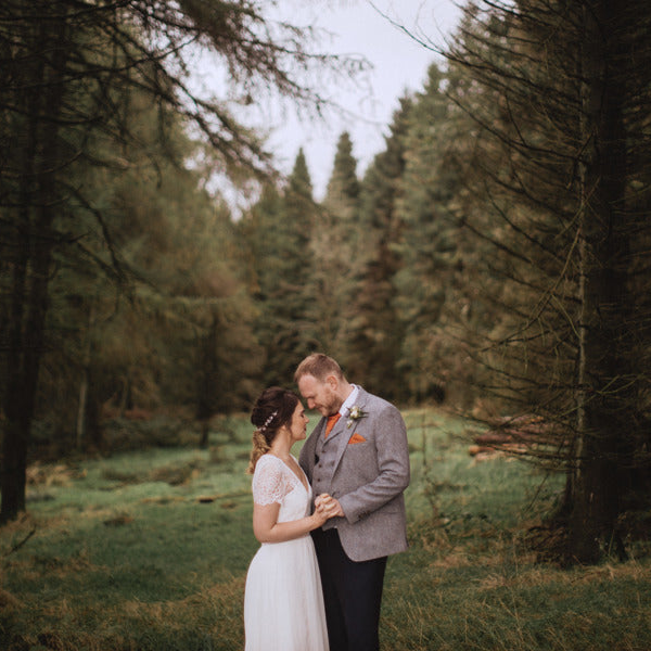 Tessa Long Crystal Wedding Hair Vine / Silver