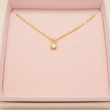 Annie Simple and Elegant Crystal Jewellery Set / Gold