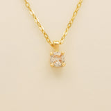 Annie Simple and Elegant Crystal Jewellery Set / Gold