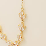 Belle Crystal Wedding Jewellery Set / Gold