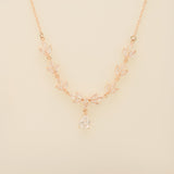 Belle Crystal Wedding Jewellery Set / Rose Gold