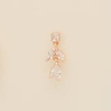 Belle Crystal Wedding Jewellery Set / Rose Gold