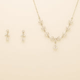 Belle Crystal Wedding Jewellery Set / Silver