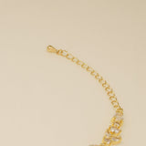 Cleo Crystal Wedding Bracelet / Gold
