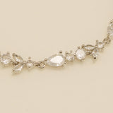 Cleo Crystal Wedding Bracelet / Silver