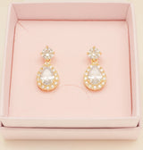 Club Classic Crystal Wedding Jewellery Set in Gold photo 8