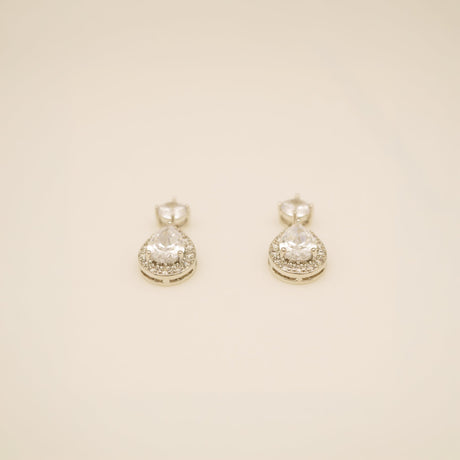 Club Classic Crystal Wedding Jewellery Set in Silver photo 7
