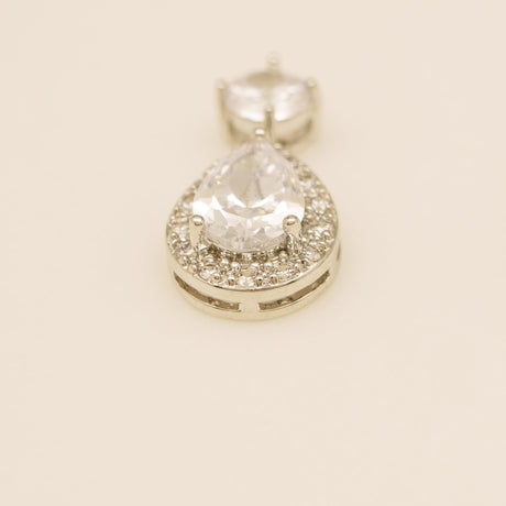 Club Classic Crystal Wedding Jewellery Set in Silver photo 4