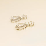 Club Classic Crystal Wedding Jewellery Set in Silver photo 5