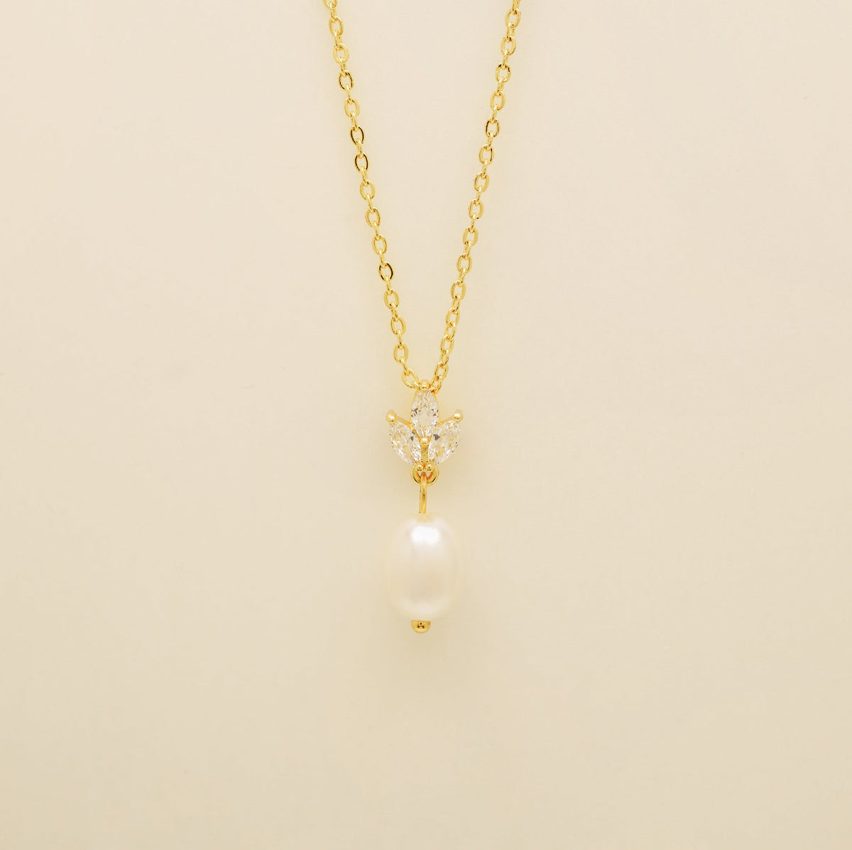 Coco Pearl and Crystal Drop Jewellery Set / Gold