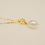 Coco Pearl and Crystal Drop Jewellery Set / Gold