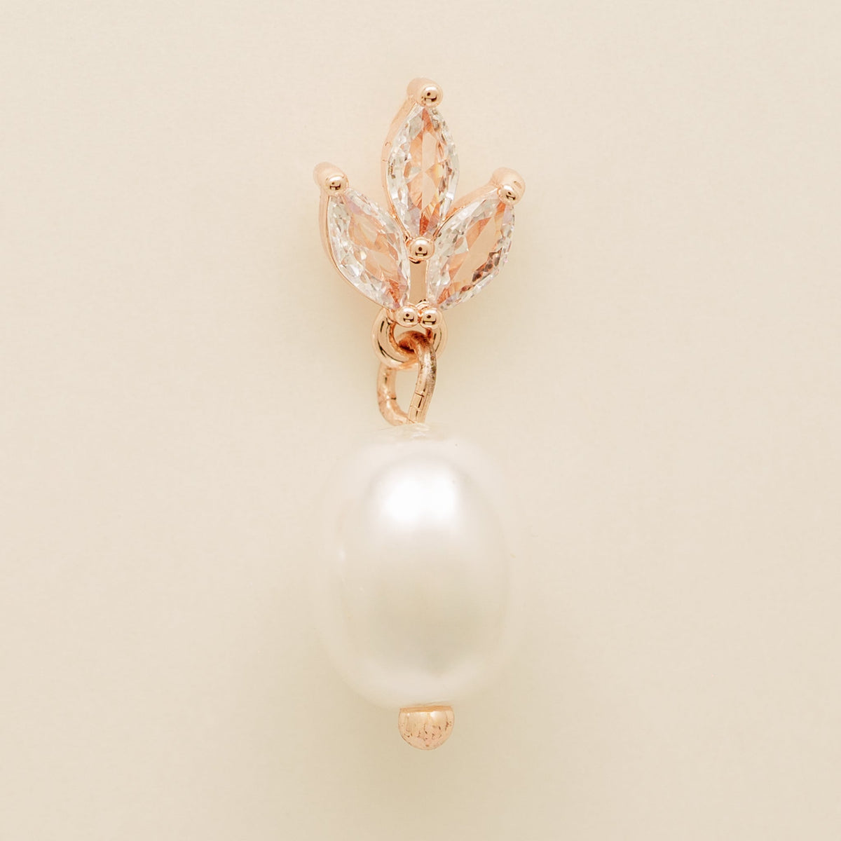 Coco Pearl and Crystal Drop Jewellery Set / Rose Gold