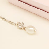 Coco Pearl and Crystal Drop Jewellery Set / Silver