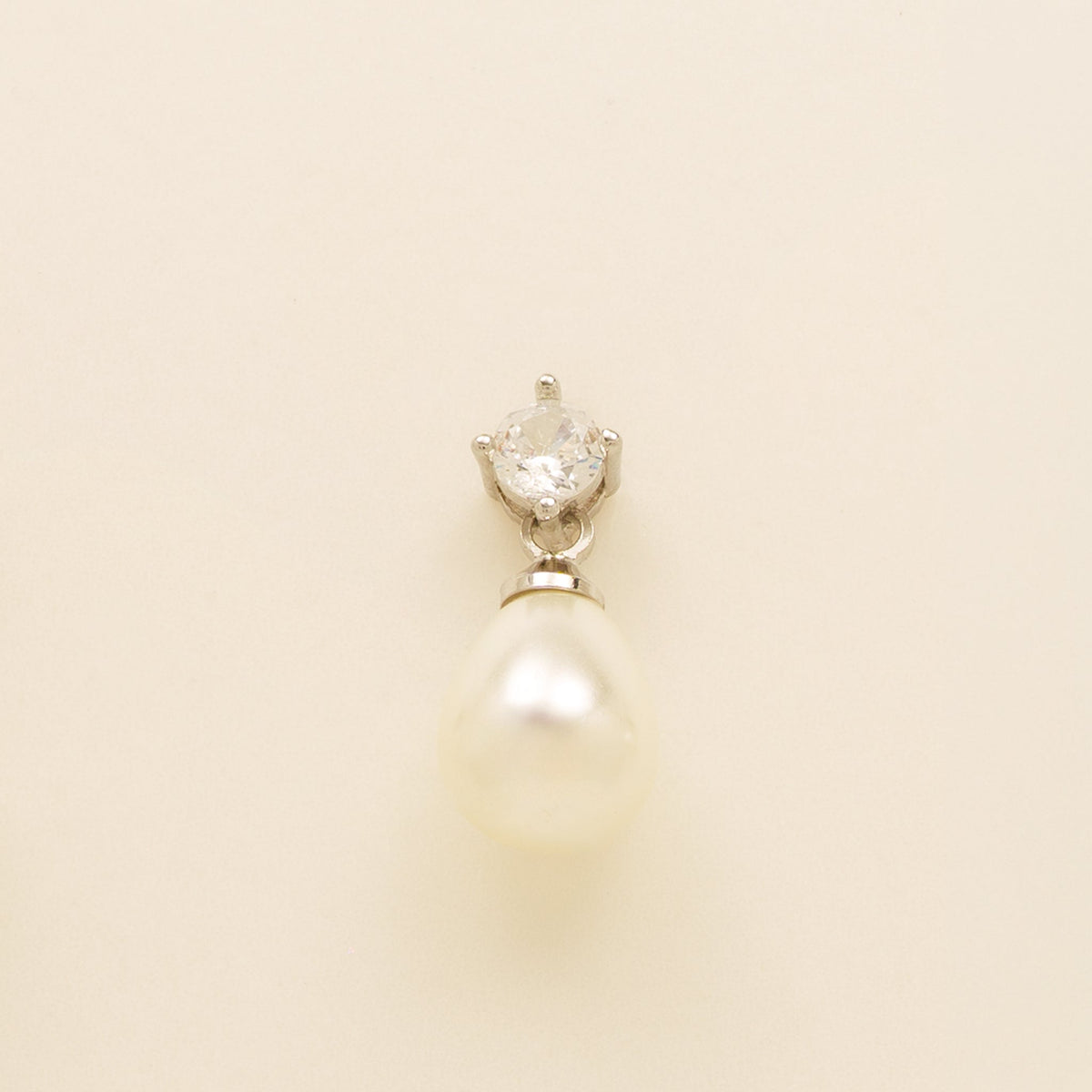 Eclipse Pearl and Crystal Bridal Wedding Jewellery Set in Silver photo 9