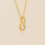 Elegant Wishes Crystal Wedding Jewellery Set / Gold