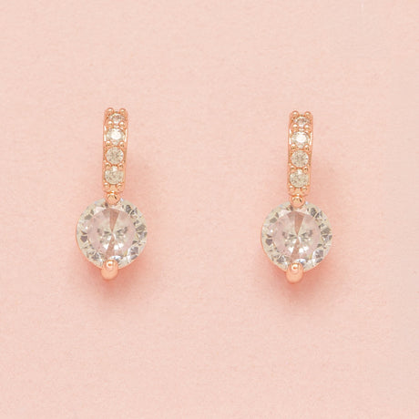 Elegant Wishes Crystal Wedding Jewellery Set / Rose Gold