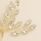 Elinor Crystal Spray Wedding Hair Pins in Gold photo 2