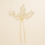 Elinor Crystal Spray Wedding Hair Pins in Gold photo 4