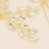 Elinor Crystal Spray Wedding Hair Pins in Gold photo 7