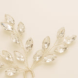 Elinor Crystal Spray Wedding Hair Pins in Silver photo 6