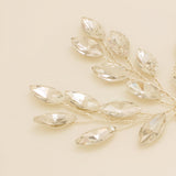 Elinor Crystal Spray Wedding Hair Pins in Silver photo 7