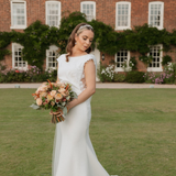 Fashionista Belle Crystal Bridal Headband in Silver photo 2
