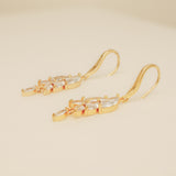 Fearne Crystal Wedding Earrings / Gold