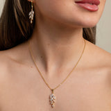 Fearne Crystal Wedding Jewellery Set / Gold