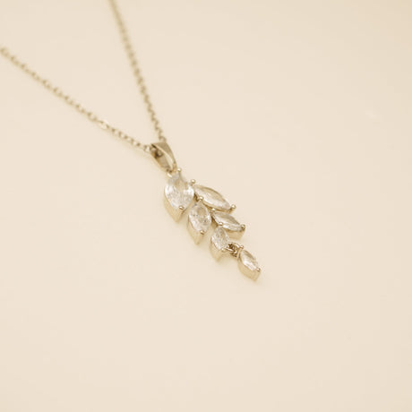 Fearne Crystal Wedding Jewellery Set / Silver