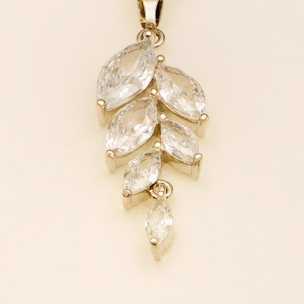Fearne Crystal Wedding Jewellery Set / Silver