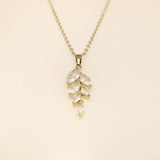 Fearne Crystal Wedding Necklace / Silver