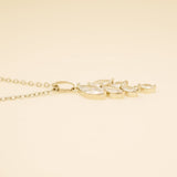 Fearne Crystal Wedding Necklace / Silver