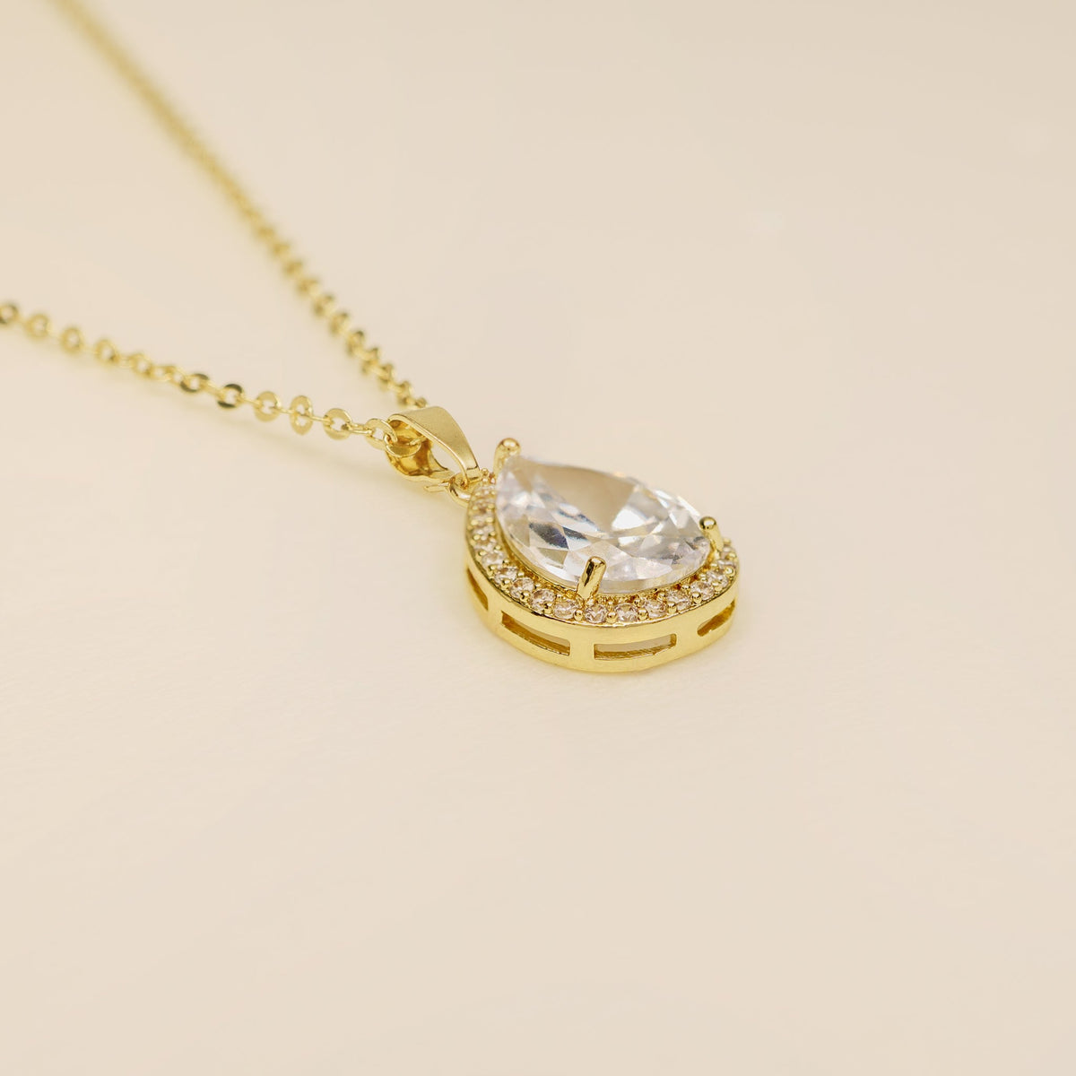 Jessica Crystal Wedding Jewellery Set in Gold photo 4