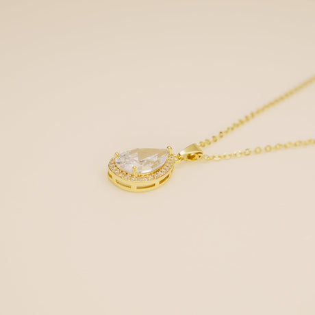 Jessica Crystal Wedding Jewellery Set in Gold photo 5